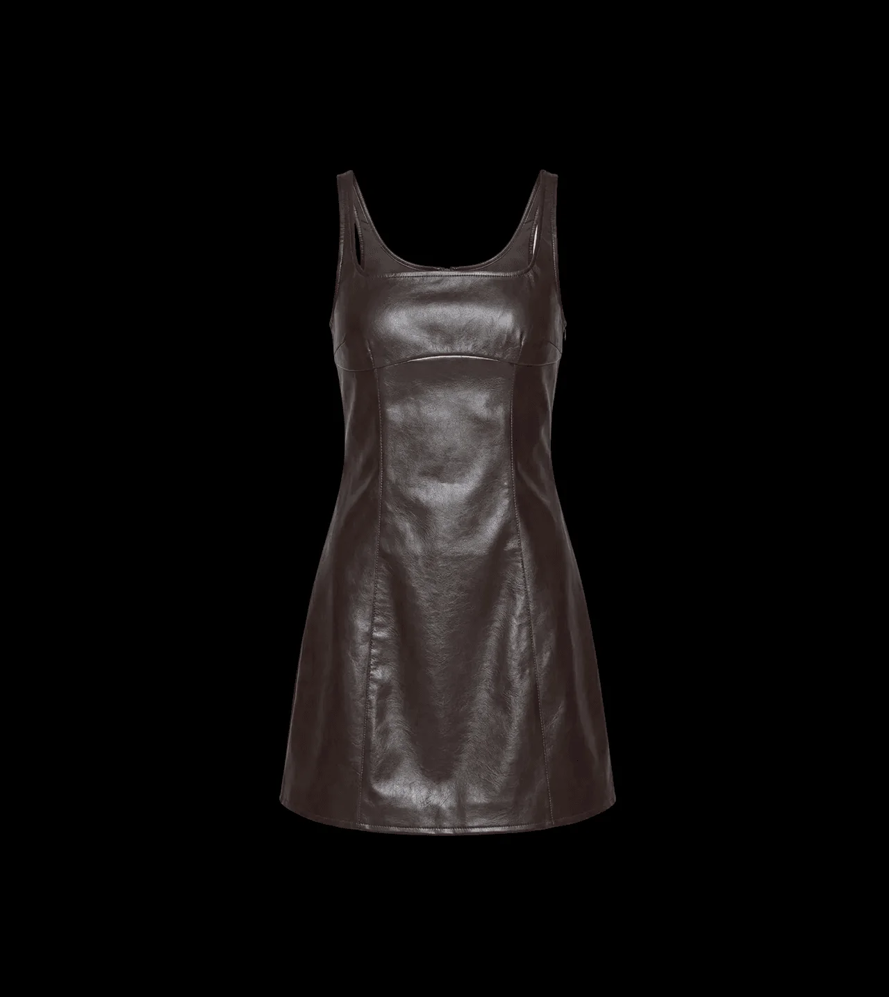 A leather dress from Nomiki’s garment input gallery.